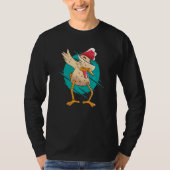 Dabbing Chicken  Rooster T-shirt (Voorkant)