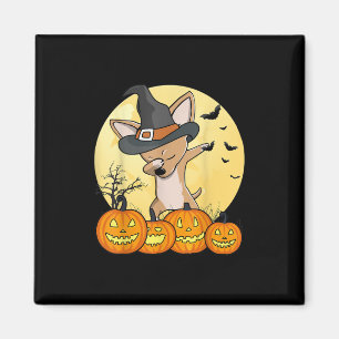 Dabbing Chihuahua Dab Dance Funny Dog Halloween Magneet