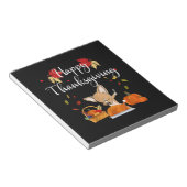 Dabbing Chihuahua DogTurkey Happy Thanksgiving Notitieblok (Schuin)