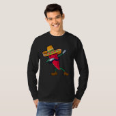 Dabbing Chili Mexican Pepper Dab T-shirt (Voorkant volledig)