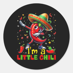Dabbing Chili Pepper Cinco De Mayo Kids Shirts Mex Ronde Sticker