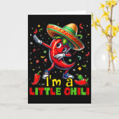 Dabbing Chili Pepper Cinco De Mayo Kinder T-shirts Kaart (Gele Bloem)