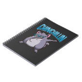 Dabbing Chinchilla Sunbribribril Animal Pet Fun Notitieboek (Linkerzijde)