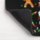 Dabbing Christmas Squad Santa Elf Family Matching Muismat (Hoek)