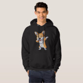 Dabbing Corgi  Dog   Boys Kids Dab Dance Hoodie (Voorkant volledig)