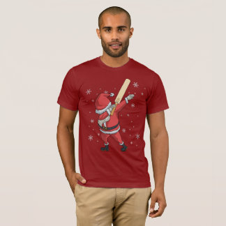 Dabbing Cricket Santa Claus Shirt met kerstcadeaus