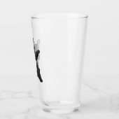 Dabbing Cute French Bulldog Glas (Links)