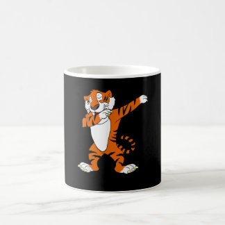 Dabbing Cute Tiger Animal Party Koffiemok