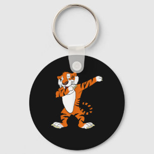 Dabbing Cute Tiger Animal Party Sleutelhanger