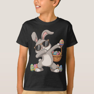 Dabbing Dab Konijn Bunny Paaseieren Mand T-shirt