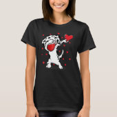 Dabbing Dalmatian & Face Mask Dab Dance Funny Vale T-shirt (Voorkant)