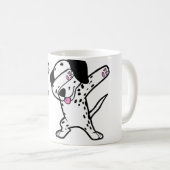 Dabbing Dalmatian Funny Dalmation Dog Dab Dance Koffiemok (Voorkant rechts)