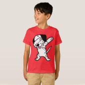 Dabbing Dalmatian Funny Dalmation Dog Dab Dance T-shirt (Voorkant volledig)