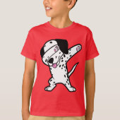 Dabbing Dalmatian Funny Dalmation Dog Dab Dance T-shirt (Voorkant)