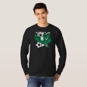 Dabbing Dalmatian Nigeria Soccer Fans Jersey Footb T-shirt (Voorkant volledig)