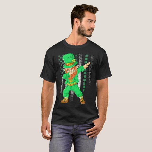 Dabbing Dance Irish Shamrock St Patricks Day   2 T-shirt (Voorkant volledig)