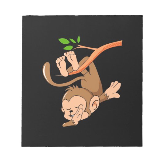 Dabbing Dance Monkey Notitieblok (Voorkant)