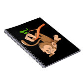 Dabbing Dance Monkey Notitieboek (Rechterzijde)