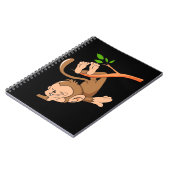 Dabbing Dance Monkey Notitieboek (Linkerzijde)