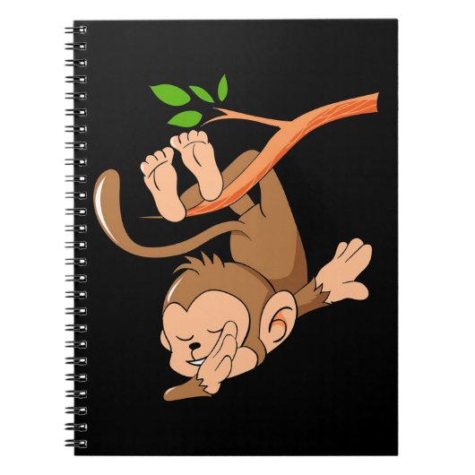 Dabbing Dance Monkey Notitieboek (Voorkant)