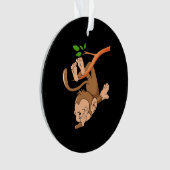 Dabbing Dance Monkey Ornament (voorkant)