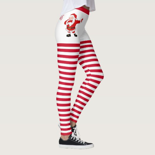 Dabbing Dancing Santa Leggings (Rechts)