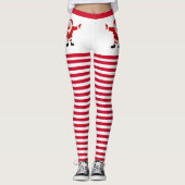 Dabbing Dancing Santa Leggings (Voorkant)