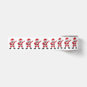 Dabbing Dancing Santa Satijnen Lint (Voorkant)