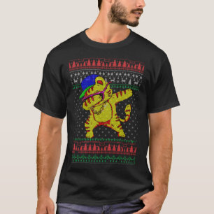 Dabbing Dans kat lelijke Kerstmis trui T-shirt