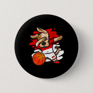 Dabbing Dog Indonesia Sketll Fans Jersey Indonesië Ronde Button 5,7 Cm