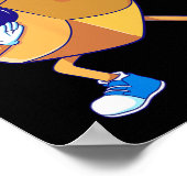 Dabbing Dreidel Hanukkah Danser Chanukah Kinder Gi Poster (Hoek)