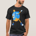 Dabbing Dreidel Hanukkah Danser Chanukah Kinder Gi T-shirt<br><div class="desc">Dabbing Dreidel Hanukkah Dansen Chanoeka Kinder Meisjes Jongens 6</div>