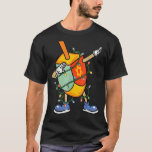 Dabbing Dreidel Hanukkah Kerstlicht Chanokah T-shirt<br><div class="desc">Dabbing Dreidel Hanukkah Kerstlicht Chanokah</div>