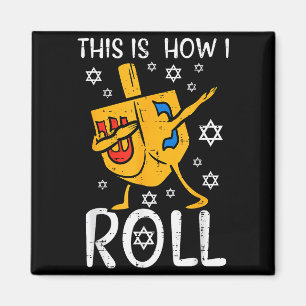 Dabbing Dreidel Lelijke Hanukkah Grappige Chanukah Magneet