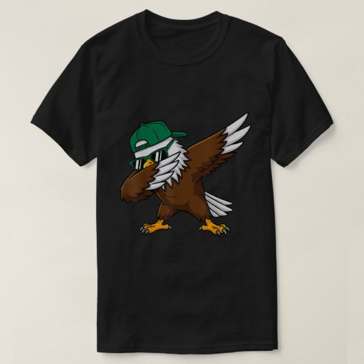 Dabbing Eagle Funny Youth USA Shirt (Design voorkant)