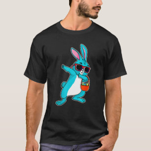 Dabbing Easter Bunny Boy Dab Easter Day Basket Stu T-shirt