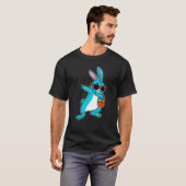 Dabbing Easter Bunny Boy Dab Easter Day Basket Stu T-shirt (Voorkant volledig)