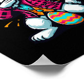 Dabbing Easter Bunny Poster (Hoek)