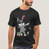 Dabbing Easter Golf Easter Bunny Rabbit Golfer Cut T-shirt (Voorkant)
