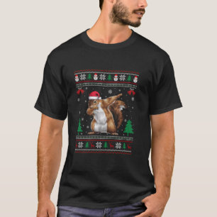 Dabbing Eekhoorn Santa Hat Boys Meisjes Kinder Ker T-shirt