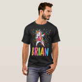 Dabbing Eenhoorn Brian T-shirt (Voorkant volledig)