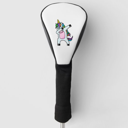 Dabbing eenhoorn Dab eenhoorns dans Golfheadcover (Voorkant)