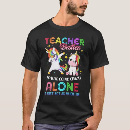 Dabbing Eenhoorn Docent T-shirt (Voorkant)