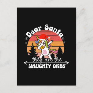 Dabbing Eenhoorn Grappig Kerstmis Briefkaart