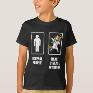 Dabbing Eenhoorn Hartziekte Krijger Overlevende Kr T-shirt