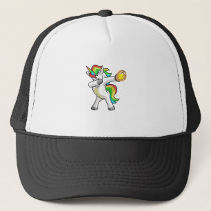 Dabbing Eenhoorn Softbal Speler Grappige Dab Dans Trucker Pet