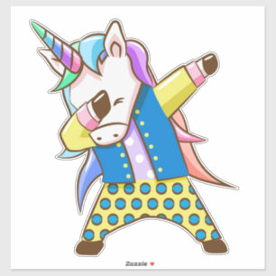 Dabbing Eenhoorn Sticker