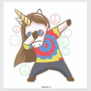 Dabbing Eenhoorn Sticker