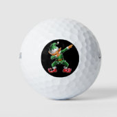 Dabbing Elf Costume-kerstfeestdagen Golfballen (Voorkant)