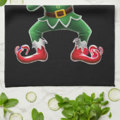 Dabbing Elf Costume-kerstfeestdagen Theedoek (Gevouwen)